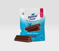 Dental Fresh dog treats for cleaner, healthier mouth with Bacti-Shield, peanut butter flavor