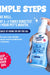 Hand holding Dental Fresh Oral Spray for pets, easy spray-to-use formula for fresh breath on the go