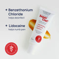 Veterinary Formula Super Clot gel for pets, stops bleeding, numbs pain, disinfects with benzethonium chloride & lidocaine