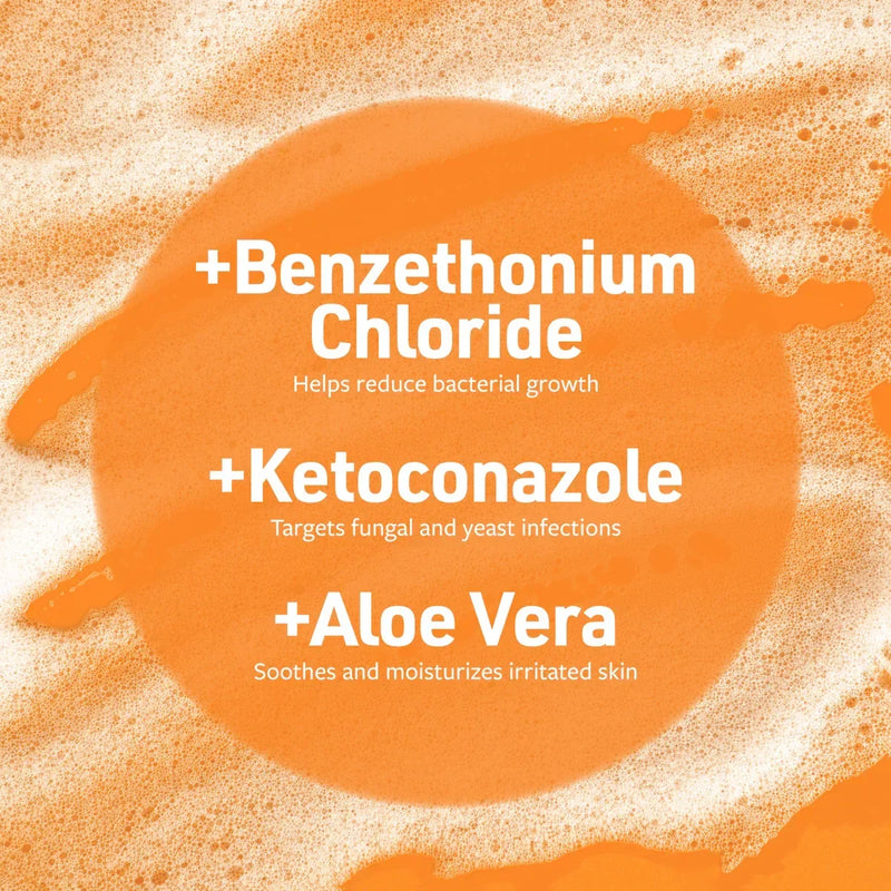 Benzethonium Chloride, Ketoconazole, Aloe Vera for pet skin care