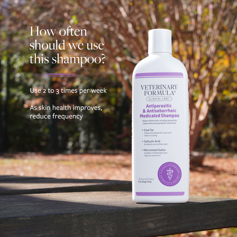 Antiparasitic & Antiseborrheic Medicated Shampoo