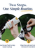 Two-step dog ear cleaning routine: apply ear flush, then wipe outer ear for pet ear care