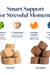 Pet Calm and Gut Health chews with L-Theanine, L-Tryptophan, Pumpkin Powder, Probiotic Blend for stress support
