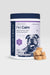 Pet Calm dog supplement with 120 soft chews for calm behavior, melatonin-free formula for canine wellness