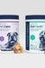 Pet Calm and Gut Health supplements for dogs with soft chews, promoting normal disposition and digestive function.
